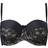 Charnos Superfit Lace Strapless Bra - Black/Cosmetic