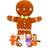 Fiestacrafts Gingerbread Hand & Finger Puppet Set