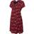 Mamalicious Pattern Detailed Maternity Dress Red/Tomato Puree (20007875)