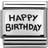 Nomination Composable Classic Link Happy Birthday Charm - Silver/Black