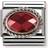 Nomination Ornate Settings Charm - Silver/Red