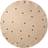 ferm LIVING Jute Carpet Dots Ø130