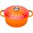 Le Creuset Volcanic Signature Cast Iron Round med låg 18cm