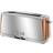 Russell Hobbs Luna 2 Slice Long Slot Copper Accents