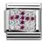 Nomination Composable Classic Link England Flag Charm - Silver/Purple/White
