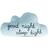 Sass & Belle Kudde Moln med Text 22x41cm