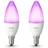 Philips Hue White And Color Ambiance Candle LED Lamp 6.5W E14 2 Pack