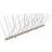 vidaXL Four Row Bird and Pigeon Spikes Set of 6