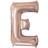 Amscan Rose Gold Letter E Balloon