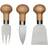 Sagaform Oval Oak Cheese Knife 12.5cm 3pcs