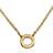 Edblad Monaco Mini Necklace - Gold/Transparent