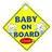 Clippasafe Baby on Board Sign