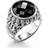 Thomas Sabo Skull Ring - Silver/Onyx (TR1903-051-11-54)