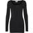 Vero Moda Camiseta Maxi Myoft Long U-Neck Black Multicolor