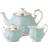 Royal Albert Polka Rose Tea Set Serving 3pcs