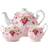 Royal Albert New Country Roses Pink Tea Set Servering 3st