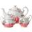 Royal Albert Cheeky Pink Tea Set Servering 3st