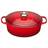 Le Creuset Cherry Red Signature Oval med låg
