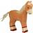 Holztiger Foal Standing Light Brown 80040
