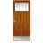 Kaski Träpaneldörrar Chicago Ytterdörr Klarglas S 8005-Y20R H (90x210cm)