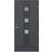 Kaski Soldrömmar Livorno Ytterdörr Crepiglas S 7010-Y70R H (90x200cm)