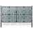 vidaXL Double Door Fence Gate 300x250cm
