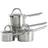 Procook Professional Steel Cookware Set with lid 4 Parts