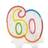 Amscan Milestone Birthday Candles 60th