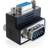 DeLock VGA - VGA (angled) Adapter M-F