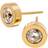 Edblad Stella Studs - Gold/Transparent