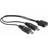 DeLock USB Micro-B-USB Micro-B M-F 0.2m