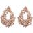 Lily and Rose Alice Earrings - Rose Gold/Silk
