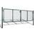 vidaXL Garden Mesh Gate Fence Door Wall Grille 306x125cm