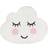 Sass & Belle Sweet Dreams Smiling Cloud Rug 21.1x25"