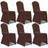 vidaXL 131413 Loose Chair Cover Brown