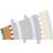 Scalextric Radius 2 Curve Inner Borders 22.5° C8280 4-pack