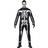 Smiffys Skeleton Jumpsuit Costume Black