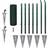 vidaXL Set Spike Euro Fence 80cmx10m