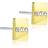 Blomdahl Triple Earrings - Gold/Transparent