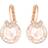 Swarovski Bella V Drop Earrings - Rose Gold/Pink/Transparent