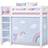 HoppeKids Unicorn Curtain Mid High 70x160cm