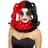 Smiffys Twisted Harlequin Wig Black & Red