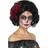 Smiffys Deluxe Day of the Dead Doll Wig