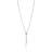 Efva Attling Twin Dots Silver Pendant Necklace - 45cm