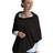 By Leia Nursing Poncho Black