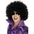 Smiffys Svart 70 Tals Afroperuk