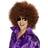 Smiffys Afro Wig Mega Huge Brown