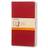 Moleskine Ruled Cahier L - Red Cover (3 Set), Ukendt format (Hæftet, 2009)