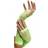 Smiffys Fishnet Gloves Neon Green