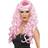 Smiffys Siren Peruk Rosa